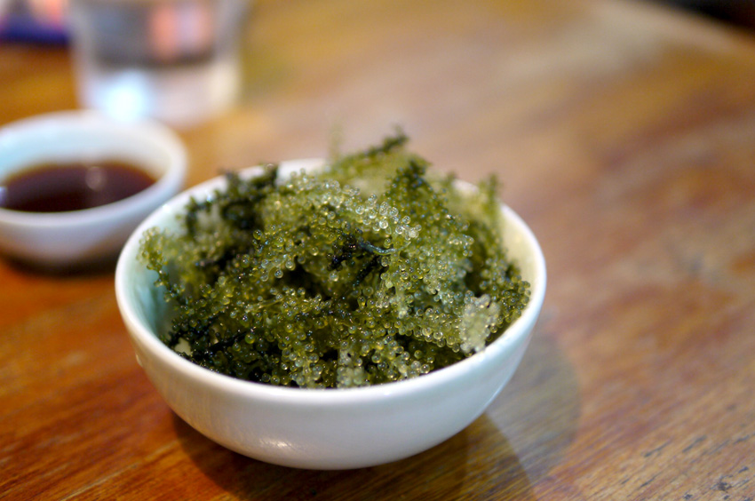 そば処・まーさん道、沖縄そばが美味いのはもちろんだが海ぶどうの色が美しい！【02】