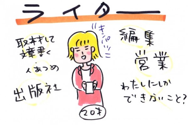 出版にあこがれてライターに！