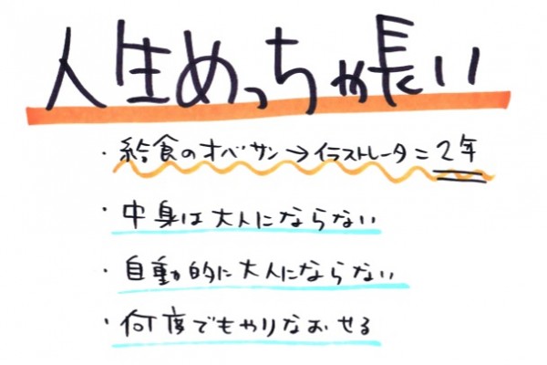 人生長くない!?